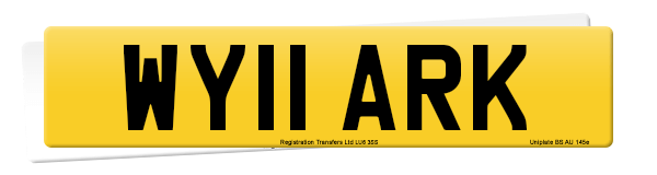 Registration number WY11 ARK